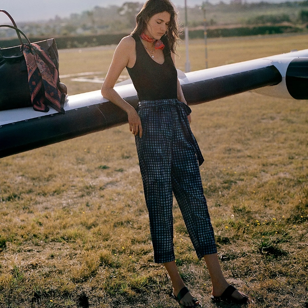 Anthropologie Avryl Bleached Slim Pants